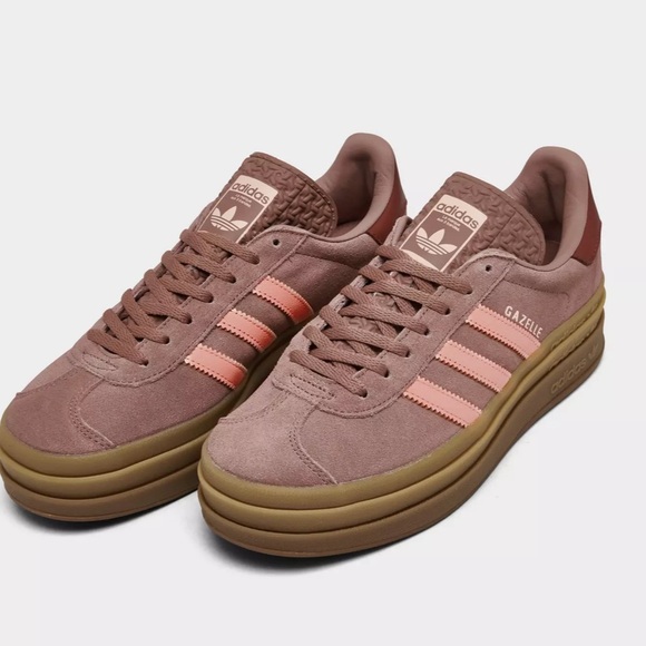 New in box adidas gazelle bold-clay, orange and ruby - Picture 2 of 5